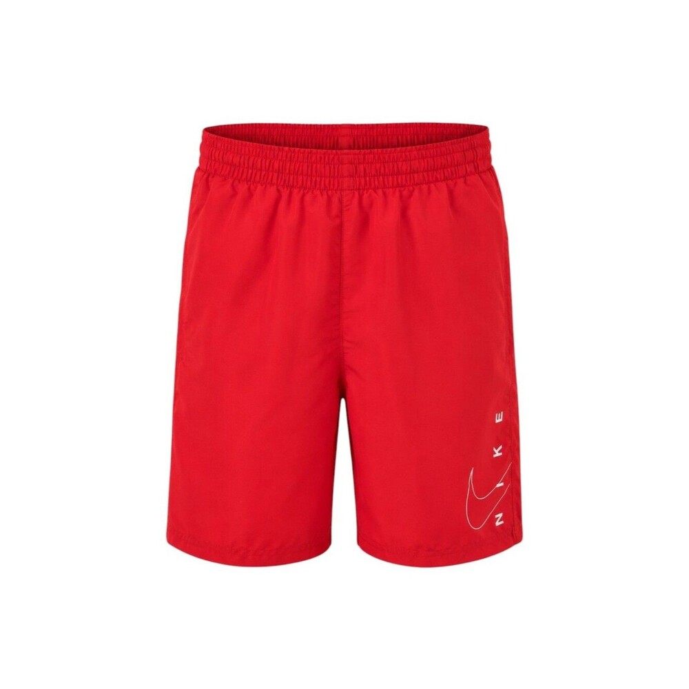 Nike Big Kids Red Swim trunks Swimsuit Summer Lake Pool Beach Boy Size Medium 10